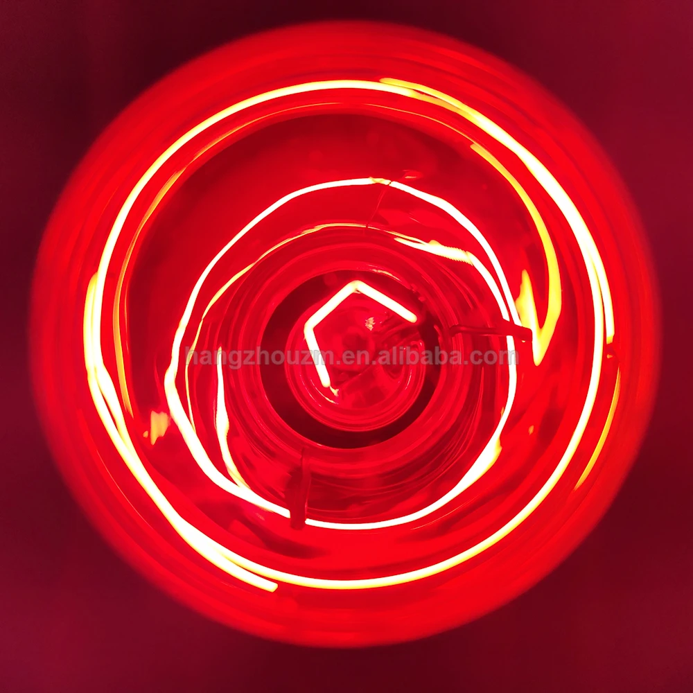 75W 100W R80 red glass Infrared Spot Lamp pet light UVA heating lamp for Reptiles & Amphibians
