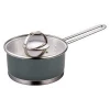 8 pcs straight shape stainless steel pan cookware set with pots and casserole for kitchen cooking pot