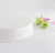 Import 8.5" inch ceramic cheap white wide rim lip round edge dessert porcelain salad appetizer seafood factory christmas salad plate from China