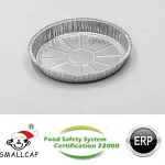 8" disposable aluminium foil tray pizza pan 195diaX25mm to195 yysmallcap