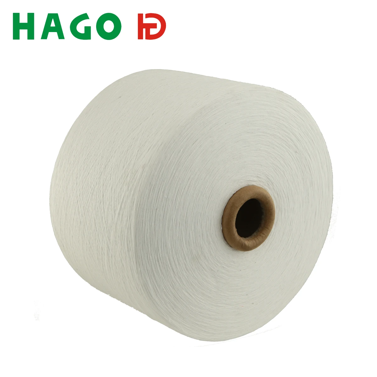 8s bleach white colored recycled polyester cotton yarn for knitting machine