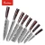 Import 9 Piece Damascus Pattern Stainless Steel Kitchen Knife Set With Wood Block from China