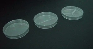 90x15mm Lab Disposable Plastic Petri Dishes