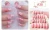 Import A38 wholesale pre design 3d Japanese false nails tips back glue artifical fingernail press on fake nails from China