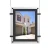 Import A4 hanging window display double side crystal led light box for real estate -side hanging-with clear border from China