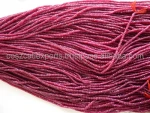 AAA Quality Natural Ruby Faceted Beads String Genuine African Ruby Beads 3-4mm Sold per String 8 inch