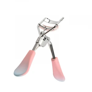 ABS non-slip handle stainless steel With Cap Lash Lift Brush Guide Pink Applicator Eyelash Curler