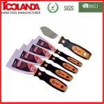 ADORN 28706 Hammer Through Stainless Steel Filling Knives (1.25 , 2, 3,4inch) & 2 inch Clipt Putty knife Multi-Tool Set (5 Piece
