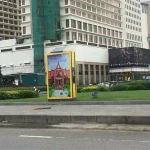 advertising light box street solar power advertising sign