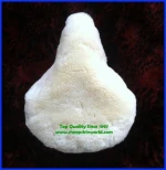 affordable faux fake fur equestrian saddle pad