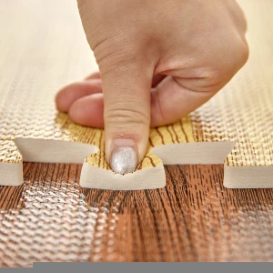 Aji Puzzle Mat Playmat Eva Foam 60*60Cm 30*30Cm Protect Thick High Elasticity Interlocking Foam Mats Wood Grain Floor Mat