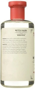 Alcohol-free toner rose petal skin care witch hazel with aloe vera