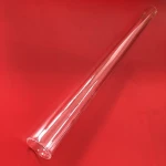 All dimension large diameter quartz clear quartz glass tube for uv lamp