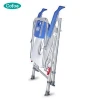Aluminum adjustable medical bedside folding toliet bath chair commode chair