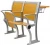 Import Aluminum alloy multi-media college school desk and chair in rows from China