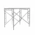 Import aluminum building material scaffolding frame ladder/h and door from China