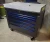 Import Aluminum garage tool box with top tray and wheels from USA