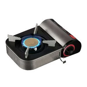 Amazon Hot Sale New Product Outdoor Portable Windproof Barbecue Pot Gas Stove Cookware Camping Burner Stove