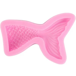 Amazon Top Seller 2021 Kitchen Accessories Set Baking Tools Silicone Creative Mermaid Tail Fondant Decorating Cakes Mold