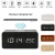 Import Amazon Wireless Charging Digital Temperature Display Wooden Alarm Clock from China