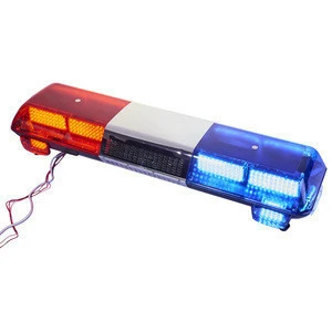 amber/blue/red/white color led waterproof memory strobe flashing emergency warning light bar for police/ambulance/fire truck