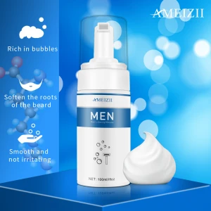 AMEIZII Natural Shaving Foam Comforts Mens Face Hair Remover Shampoo Moisturizing Shaving Mousse Beard Care Trimmer Accessories
