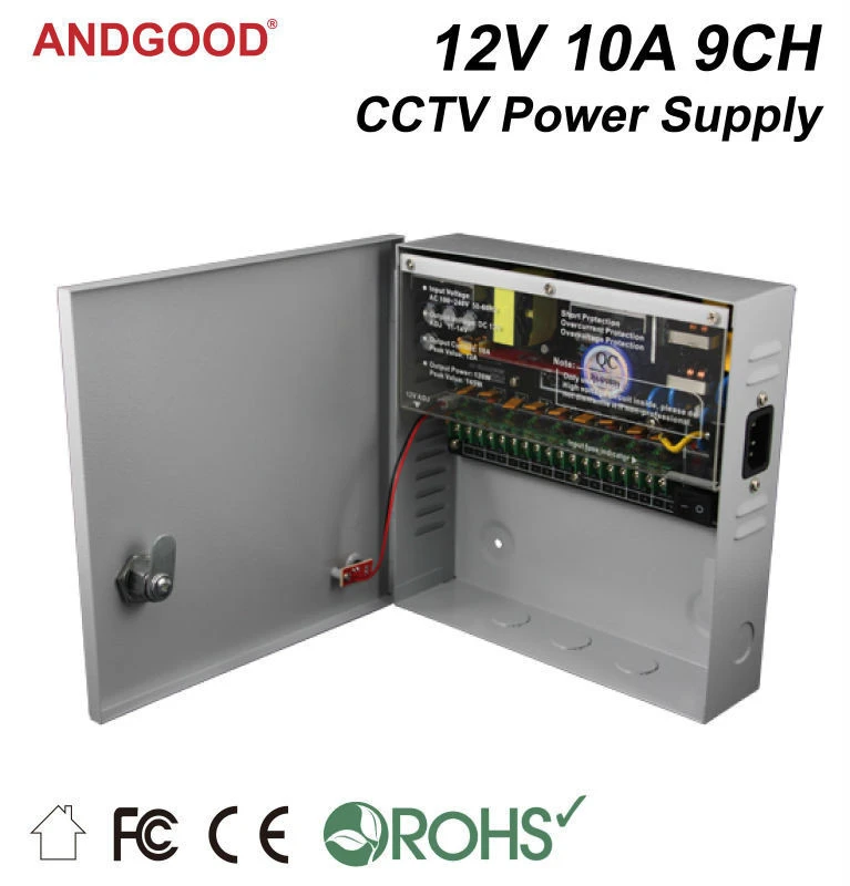 ANDGOOD POWER SUPPLY 9CH 10A