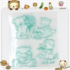 animal design kids toys stamps for stickers
