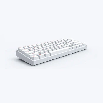 Anne Pro 2 Usb C Mechanical Keyboard Wired Rgb Mechanical Keyboard White/Red Usb C Mechanical Keyboard
