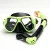 Import anti fog film tempered glass lens silicone skirt head strap swimming free diving snorkeling set diving mask and snorkel set from China