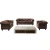 Import Antique living room furniture italy Chesterfield brown leather sofa from China