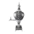 Import Antique Silver Tea Water Urn with Stand Flower Pattern Pure 92 % Silver from India