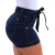 Import APOLLO Fashion Street Style Slim Fit Stretched  with Belt Short Denim Pants Women Jeans from China
