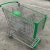 Import Asian Metal Shopping Trolley Cart 2 Layer Trolley With 4 Wheels Cart from China