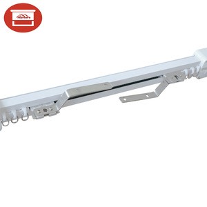 Automatic curtain track for hotel building projects