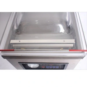 Automatic Table top Corn meat/sausage fruit screw Vacuum sealing machine,260MM*10MM Sealing months size food sealer machine