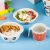 Import baby dinnerware set car bamboo fiber sets eco friendly set with plate bowl cup spoon fork from China