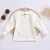 Import Baby Kids Girls Basic Shirt Long Sleeve Solid Color Doll Collar Tops Blouse from China