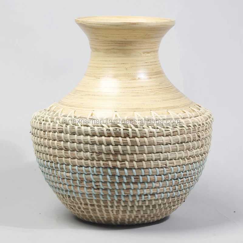 bamboo flower vase for home decoration vietnam supplier