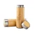 Import Bamboo tea tumbler stainless steel tea bottle vacuum flask with tea infuser from China