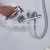 Import Bathroom accessory chrome brass portable shattaf bidet with flexible shattaf hose/ hose from China