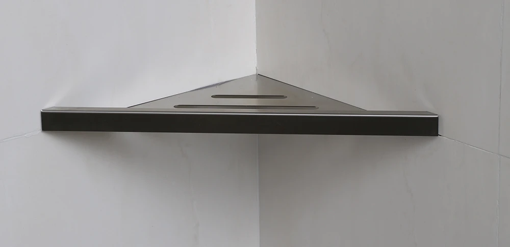 bathroom stainless steel triangle corner shelf