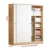 Import Bedroom White Garderobe Furniture Adjustable Push Door Useful Simple Design Convertible Wardrobe Modern from China