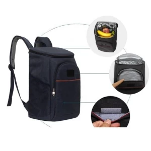 Beer Hiking Thermal Insulated Picnic Cooler Bag Backpack PEVA Waterproof Lining Zipper Food Delivery Large Size Leakpoof Ice