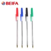 Beifa Brand KA127622 Simple Style Rainbow Color Cheap Plastic Ballpoint Pens Ball Point Promotional