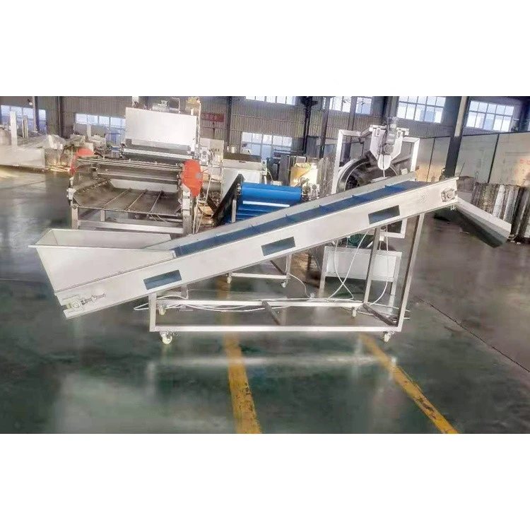 Belt  conveyors for potato french fries potato chips banana chips fruits and vegetables