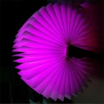 Best gifts white maple book light, PU led book light USB recharge led book light
