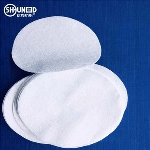 Best sale micro fiber 6cm soft ladies cosmetic pad remover makeup remover round cotton pads disposable facial cleaning pads
