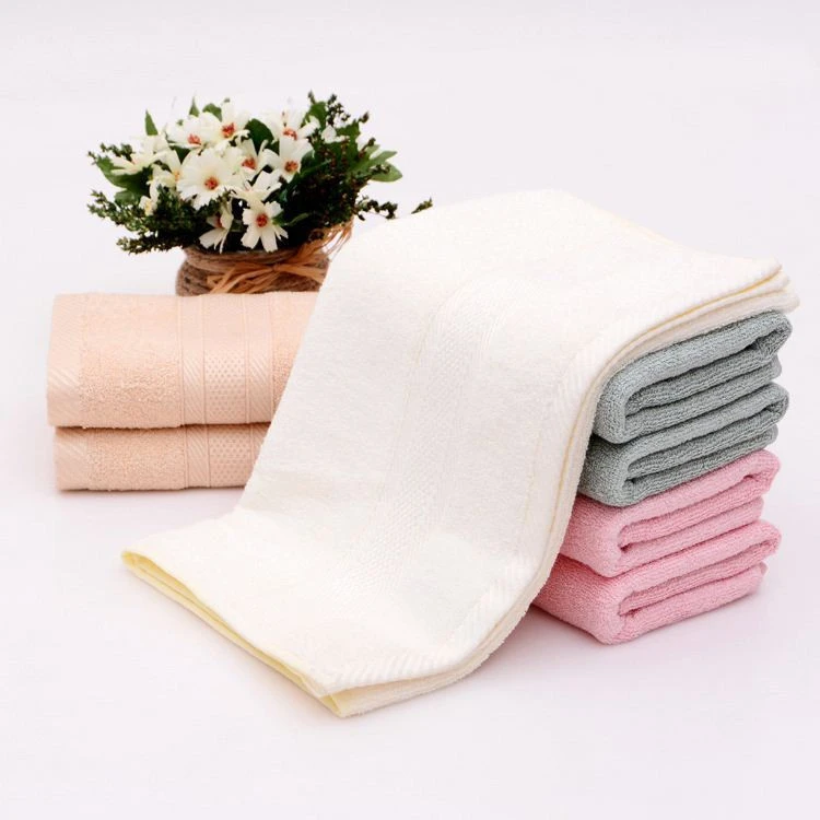 Best selling 40*80cm beautiful stain luxury bamboo fiber towel
