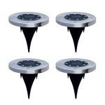 Best Solar Panel LED Underground Light Spotlight Landscape Garden Yard Path Lawn Solar Lamps Outdoor Grounding Sun Light